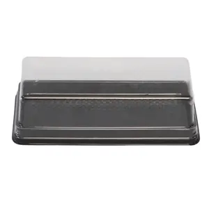 Nhà Sản Xuất Của Rõ Ràng Nhựa Hình Chữ Nhật Bánh Hộp Với Nắp Cho Sushi Nướng Món Tráng Miệng Và Lưu Trữ Của Bánh - Product Image 1