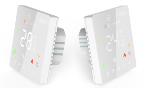 Thermostat intelligent WiFi Tuya pour chauffage au <span class=keywords><strong>sol</strong></span> électrique, écran couleur, régulateur de température pour chaudière à eau/<span class=keywords><strong>gaz</strong></span>, moderne pour hôtels - Product Image 5