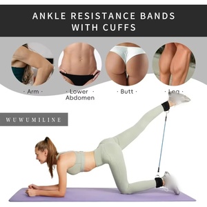 En gros Sangles de cheville de fitness réglables avec anneaux en D pour la gym, les exercices de jambes, l'entraînement sportif et la sécurité - Product Image 3