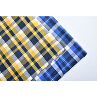 Tissu d'uniforme scolaire à carreaux rayés respirant en polyester doux tissé à carreaux teint en fil pour garçons et filles