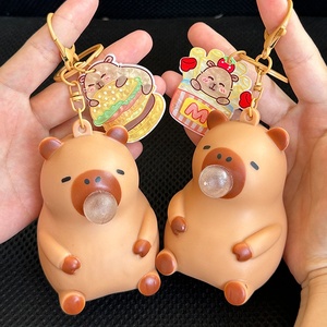 Llavero Popular de Vinilo con Figura de Capibara, Juguete Antiestrés de Burbujas, Colgante Famoso en Internet, Regalo para Estudiantes - Product Image 1