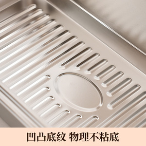 304 Stainless Steel Rectangular Food Storage <b>Container</b> Clip-on Lid <b>Refrigerator</b> Sealing Pickle Box Picnic Takeout Heating - Product Image 3