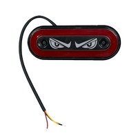 KEVANLY TRUCK050 super lumineux 12V-24V LED yeux du diable voyant d'avertissement étanche camion moyen filet rafale Flash tête de voiture nouveau