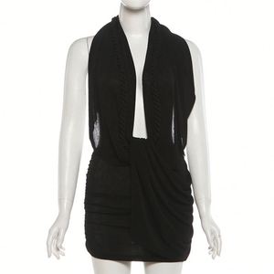 Robe pour femme à col en V profond, deux couleurs, mini-robe tressée, dos nu, vêtements de <span class=keywords><strong>boutique</strong></span>, tailles S-L - Product Image 5