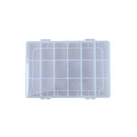 Boîte de rangement pour matériel de pêche, étanche, hermétique, avec séparateurs réglables, organisateur de rangement en plastique
