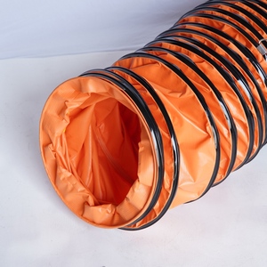 8 inch ống dẫn không khí phẳng PVC Ống linh hoạt điều hòa không khí PVC nhựa ống thẳng - Product Image 2