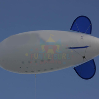 Ballon gonflable d'hélium de zeppelin de dirigeable de dirigeable de ballons de la publicité extérieure pour la promotion