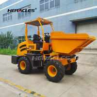 Mini Dumper hydraulique 4WD Diesel 2 tonnes H200 Petit camion chargeur Dumper Mini