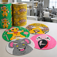 Mascarillas Faciales Personalizadas con Estampado Animal en Tela No Tejida con Formas Personalizadas para Marcas de Cuidado de la Piel, Suministro al por Mayor de Productos de Belleza