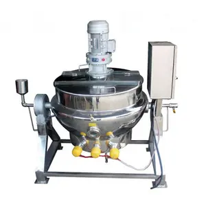 Marmita Con Agitador Hoge Kwaliteit Food Grade Stoommantel Ketel Met Mixer