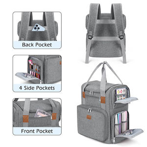 Mochila Organizadora Profesional para Técnicos <span class=keywords><strong>de</strong></span> Uñas <span class=keywords><strong>con</strong></span> Capacidad para 84 Botellas, <span class=keywords><strong>con</strong></span> Luz UV, Estuche <span class=keywords><strong>de</strong></span> Viaje para Almacenamiento <span class=keywords><strong>de</strong></span> Herramientas <span class=keywords><strong>de</strong></span> Salón <span class=keywords><strong>de</strong></span> Uñas - Product Image 3