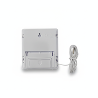 Thermomètre hygromètre numérique HTC2 pour intérieur et extérieur, haute précision, rechargeable avec sonde externe, réveil, OEM ODM