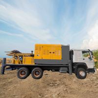 Camion de forage de puits d'eau haute efficacité pour mines
