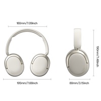 Nouveau Casque Bluetooth Gaming Sans Fil SY-T8 V5.3 à Annulation Active du Bruit (ANC) avec Son Stéréo Surround