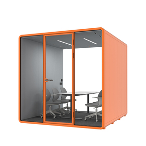 4 Person Modular Office Pod Soundproof Booth for Corporate Strategy Sessions - Product Image 5