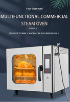 Nouveau four de cuisson commercial à cycle chaud entièrement automatique, grande capacité, 380V, 4 niveaux