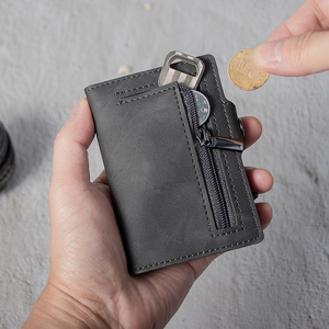 Hot Sale Billeteras Inteligentes Hombres Luxury Slim Card <b>Holder</b> Anti Rfid Anti-theft Pu Leather Cardholder Smart <b>Wallet</b> for Men - Product Image 3