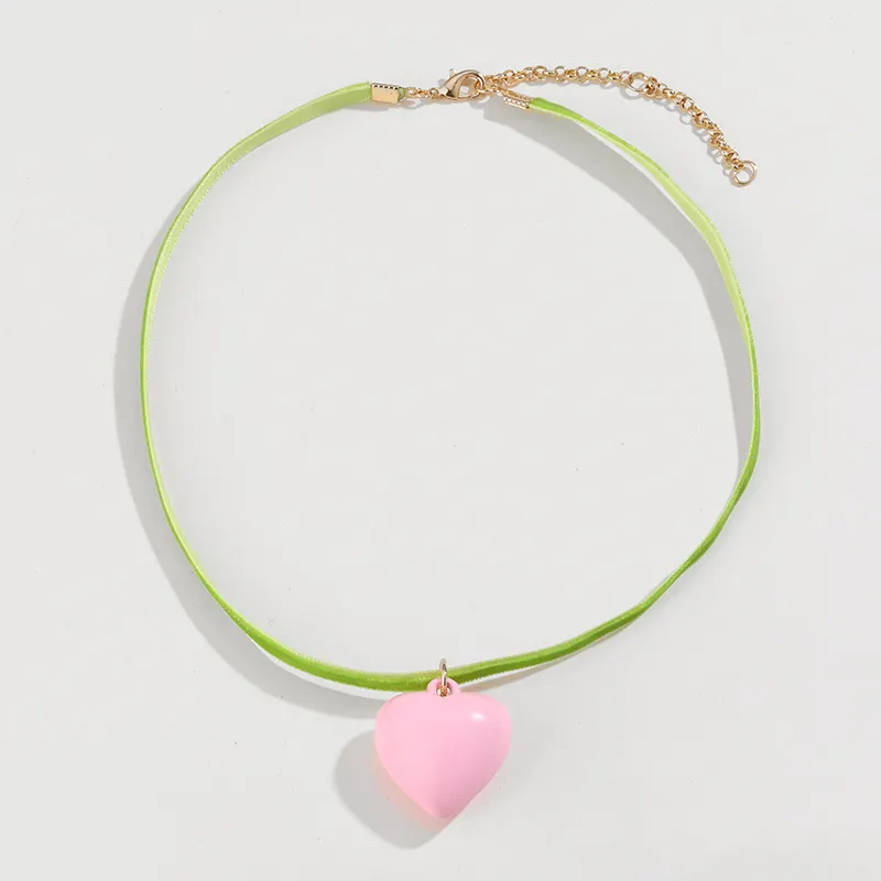 Nouvelle série Saint Valentin amour pêche collier tempérament frais femme Europe et Amérique transfrontalière