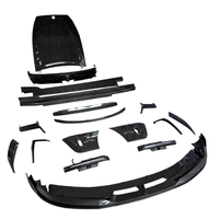 Kit carrosserie complet Rolls Royce Spectre Upgrade M-style en fibre de carbone sèche, finition noir brillant, diffuseurs avant/arrière, jupes latérales