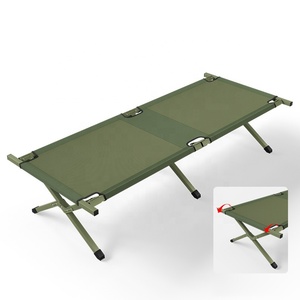 Lit de camping pliable réglable en acier moderne, design nouveau, portable, lit simple pliable - Product Image 4