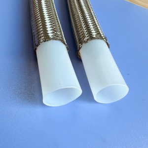 Tuyau <span class=keywords><strong>flexible</strong></span> en acier inoxydable 304 tressé en spirale, ondulé, en PTFE (Teflon), résistant aux acides et aux alcalis, avec service <span class=keywords><strong>de</strong></span> découpe pour système <span class=keywords><strong>de</strong></span> carburant - Product Image 3