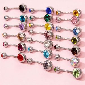 <span class=keywords><strong>Piercing</strong></span> de <span class=keywords><strong>nombril</strong></span> double pressé <span class=keywords><strong>pas</strong></span> <span class=keywords><strong>cher</strong></span>, pierres Belez, vente en gros d'usine, acier inoxydable, couleurs de pierres, clous, bijoux pour le corps - Product Image 4