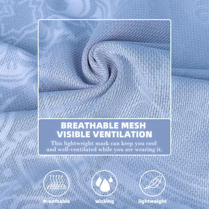 Fabuloso conjunto de pasamontañas con estampado de calavera y patrones Be Xtreme, <span class=keywords><strong>máscara</strong></span> facial transpirable para deportes al aire libre y estilo urbano - Product Image 5