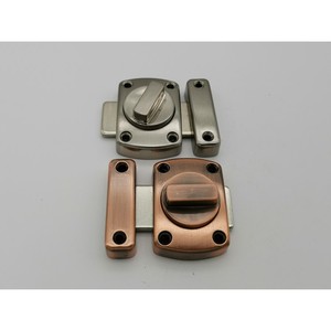 Design moderno in lega di zinco porta di sicurezza lucchetto in acciaio ruotare chiavistello per bagno Hotel applicazione - Product Image 5