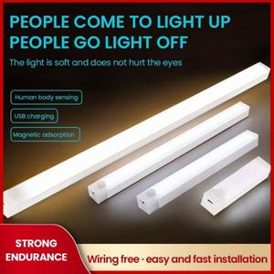 ไฟ LED เซ็นเซอร์ตรวจจับความเคลื่อนไหวแบบไร้สาย ขนาด 10 ซม. 20 ซม. ชาร์จผ่าน USB รุ่นใหม่ พร้อมแม่เหล็กสำหรับติดตู้เสื้อผ้า ตู้เก็บของ - Product Image 5