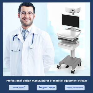 ओएम/ओडम अनुकूलन योग्य औद्योगिक बहुक्रियाशील अस्पताल ट्रॉली सीधे क्लीनिकों के लिए एल्यूमीनियम और एब्स धातु - Product Image 4