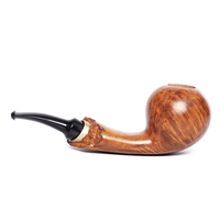 MUXIANG Pipe à tabac en bois de bruyère de style libre, forme d'œuf, classique
