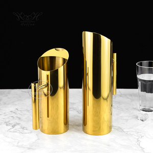 Thanh lịch 1.7L 1.4L 1L lạnh nước giải khát Bình nước thép không gỉ PVD lớp phủ nước chanh ấm <span class=keywords><strong>Sangria</strong></span> bình cho nhà hàng - Product Image 6