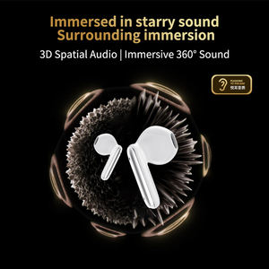 6mic hybride ANC 3D Audio spatial immersif 360 ° son TWS sans fil pour écouteurs Bluetooth casque antibruit - Product Image 4