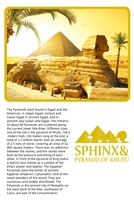 Ensemble de blocs de construction Pyramide de Gizeh, Égypte, Pharaon, Monument architectural, Jouet éducatif électronique 3D DIY, Puzzle, Cadeau pour garçons, 1:72