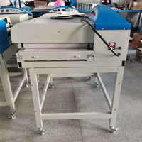 Machine de thermocollage automatique à rouleaux pour bande, largement utilisée en usine, pour le collage de cols, manches et feuilles de tissu, 300, 500, 600