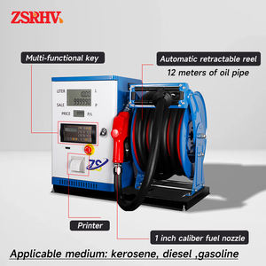 Distributeur de carburant de voiture Mobile de haute précision bobine de tuyau diesel d'<span class=keywords><strong>essence</strong></span> Machine de ravitaillement de buse Fule avec débitmètre électronique - Product Image 2