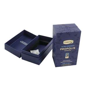 กล่องกระดาษแข็งพิมพ์ลายละเอียดอ่อนสำหรับบรรจุภัณฑ์ขวดน้ำผึ้ง - Product Image 3