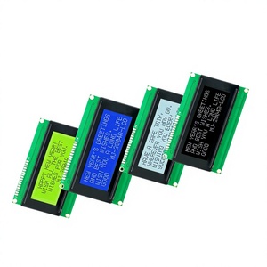 LCD2004A โมดูลจอแสดงผล LCD แบบตัวอักษร AIP31066 คอนโทรลเลอร์พอร์ตขนานสีน้ำเงินสีเหลือง-สีเขียว 5V มีในสต็อก - Product Image 1