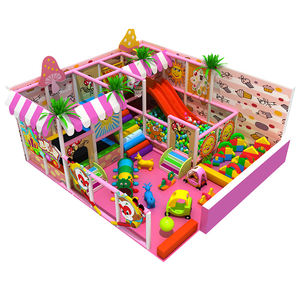 Équipement populaire et écologique pour parc d'attractions intérieur pour enfants, production personnalisée, <span class=keywords><strong>labyrinthe</strong></span>, toboggan, thème <span class=keywords><strong>Princesse</strong></span> rose - Product Image 4