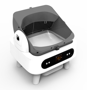 Geräuscharme Große Automatische Katzentoilette APP-Steuerung Abnehmbare Tonepie 68L Intelligente Selbstreinigende Katzentoilette Katzenklo Sandbox - Product Image 4
