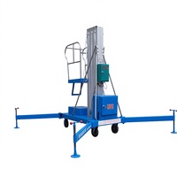 Plateforme élévatrice hydraulique YUFEI de haute qualité, 4-14 m, plateforme élévatrice électrique à mât unique, tables élévatrices hydrauliques, chariot élévateur hydraulique avec roues