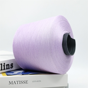 Nhà Máy Bán Buôn Chống-Đóng Gọc Cao Twist Core-Spun Sợi 2/60nm 80% <span class=keywords><strong>Viscose</strong></span> 20% Polyester Màu Dệt Kim Sợi - Product Image 2