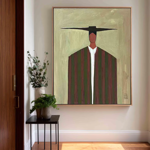 <span class=keywords><strong>Peinture</strong></span> à l'huile vintage figurative d'animaux, portrait impressionniste texturé, <span class=keywords><strong>peinture</strong></span> artisanale - Product Image 1