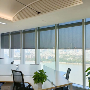 Cửa sổ rèm cuốn được thực hiện để đo lường điều khiển từ xa khách sạn nhà thương mại thông minh Điện lăn Shades - Product Image 3