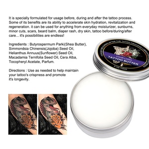 Crème réparatrice après-soin pour tatouage en marque privée, baume cicatrisant, préservation du tatouage à long terme, hydratant naturel, beurre de tatouage biologique - Product Image 3