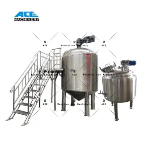 Tambor de aço inoxidável 200l, equipamentos redondos, tanque de plástico para o armazenamento e mistura de equipamentos de mistura de ácido nítrico