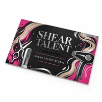 Cartes de visite personnalisées imprimées en couleur, thème artistique unique, cartes de visite personnalisées avec dorure à chaud, cartes de visite en papier pour salon