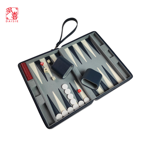 Set di Backgammon in pelle 28mm del produttore professionale Lord of the Board e <span class=keywords><strong>dama</strong></span> giochi di scacchi per bambini per tornei - Product Image 5