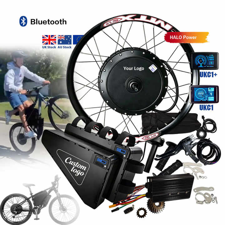 electric motor kit for bicycle with battery CUBELLIN 36V 350W Bike Conversion 26" Front Wheel E-Bike Hub Motor Set 5 Speed Adjustable 35 Km/H Electric Kit LCD Display Controller : Sports & Transform your bike with HPCs hub motor conversion kitlightweight Halo Power 52v/48 2000w 60v