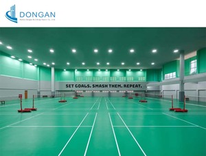 Structure <span class=keywords><strong>de</strong></span> terrain <span class=keywords><strong>de</strong></span> badminton préfabriquée en acier, stable, antirouille, durable, pour l'utilisation scolaire et sportive en club - Product Image 3
